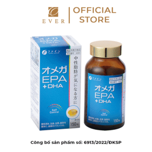 Omega EPA, DHA - Giúp giảm mức độ chất béo trung tính trong máu, hỗ trợ giảm mỡ máu