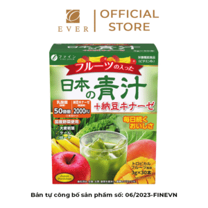 Nước Ép Xanh Nhật Bản Có Trái Cây,  Nattokinase - Bổ sung Vitamin c và chát xơ, bổ sung dinh dưỡng tổng hợp cho cơ thể