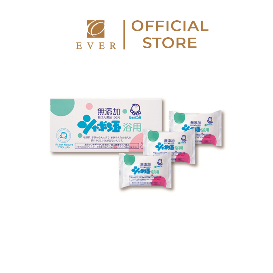 SHABON_Set 3 bánh xà phòng tắm 100g