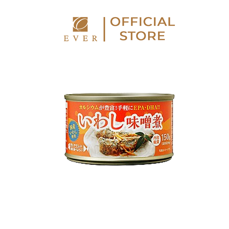 KOBE BUSSAN_Cá mòi vị miso đóng hộp 150g