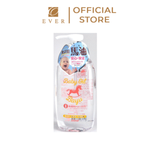 UNIMAT RIKEN_Dầu ngựa dưỡng ẩm an toàn cho em bé 300ml